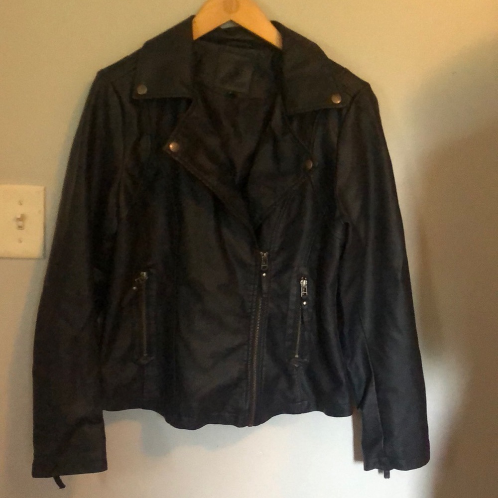 Vegan leather jacket